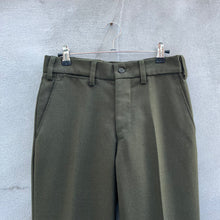 Load image into Gallery viewer, 70's Military Dark Green Wool Field Pants