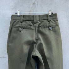 Load image into Gallery viewer, 70's Military Dark Green Wool Field Pants