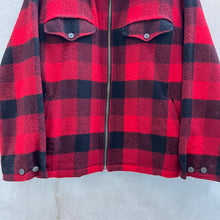 Load image into Gallery viewer, Vintage Woolrich Wool Red Plaid Flannel Jacket