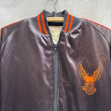 Load image into Gallery viewer, 80’s Harley Davidson Satin Jacket