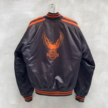 Load image into Gallery viewer, 80’s Harley Davidson Satin Jacket