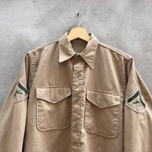 Load image into Gallery viewer, 70’s Military Khaki Button Down