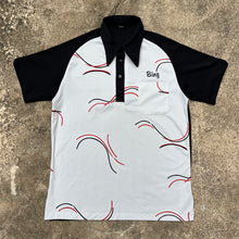 Load image into Gallery viewer, 70’s Flock Print Bowling Shirt