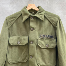 Load image into Gallery viewer, 50’s Military Wool Button Down