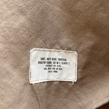 Load image into Gallery viewer, 70’s Military Khaki Button Down