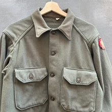 Load image into Gallery viewer, 50’s Military Wool Button Down