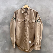 Load image into Gallery viewer, 70’s Military Khaki Button Down