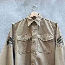 Load image into Gallery viewer, 50’s Military Tan Button Down
