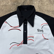 Load image into Gallery viewer, 70’s Flock Print Bowling Shirt
