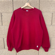 Load image into Gallery viewer, 90's Vintage Russell Athletic Faded Red Crewneck Sweatshirt
