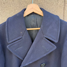 Load image into Gallery viewer, 40's USN Navy Wool Peacoat Dress Jacket
