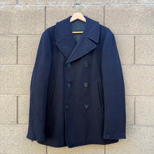 Load image into Gallery viewer, 40's USN Navy Wool Peacoat Dress Jacket
