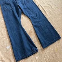 Load image into Gallery viewer, 70's USN Seafarers Selvedge Dungaree Denim Pants
