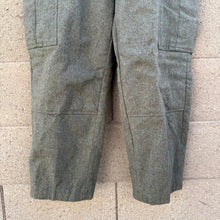 Load image into Gallery viewer, 60's German Military Wool Cargo Field Pants
