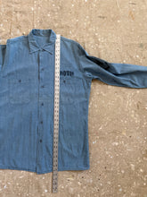 Load image into Gallery viewer, 60’s USN Chambray Long Sleeve Button Down Shirt

