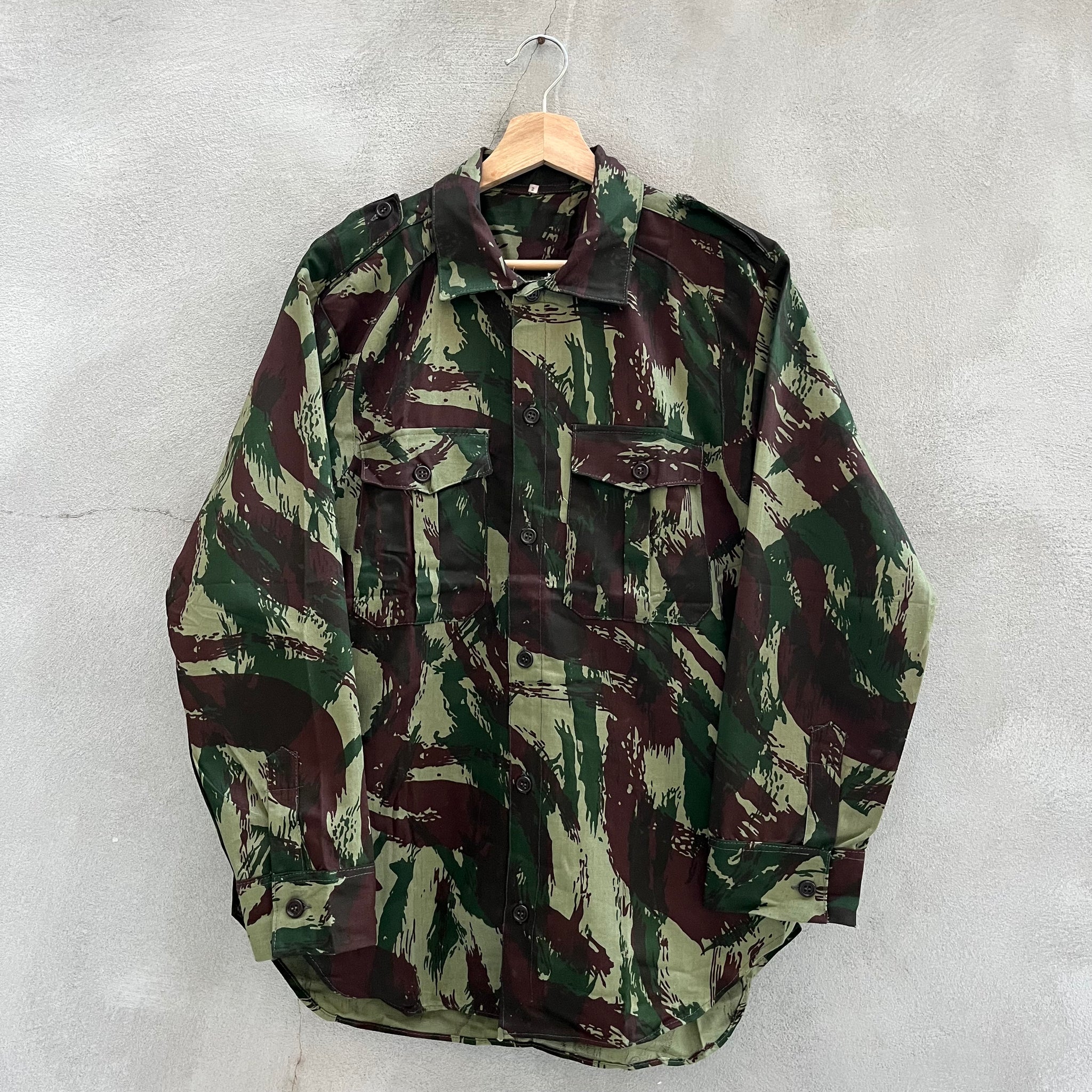 M1964 Military Portuguese Lizard Camo Field Button Down Shirt