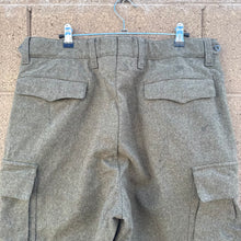 Load image into Gallery viewer, 60's German Military Wool Cargo Field Pants
