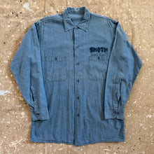 Load image into Gallery viewer, 60’s USN Chambray Long Sleeve Button Down Shirt
