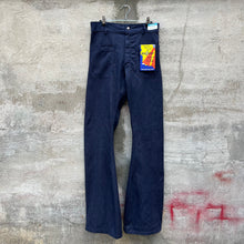 Load image into Gallery viewer, 80s USN Denim Dungaree Flare Seafarer Pants (NOS)
