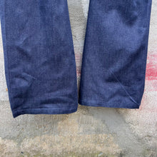 Load image into Gallery viewer, 80s USN Denim Dungaree Flare Seafarer Pants (NOS)
