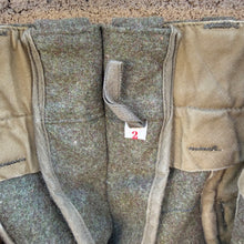 Load image into Gallery viewer, 60's German Military Wool Cargo Field Pants
