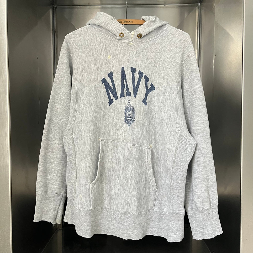 80s USNA Champion Reverse Weave Hoodie – Recycled Laundry