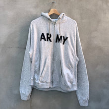 Load image into Gallery viewer, 90’s US Army Reverse Weave Zip Up Hoodie
