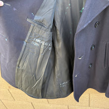 Load image into Gallery viewer, 40's USN Navy Wool Peacoat Dress Jacket
