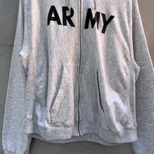 Load image into Gallery viewer, 90’s US Army Reverse Weave Zip Up Hoodie
