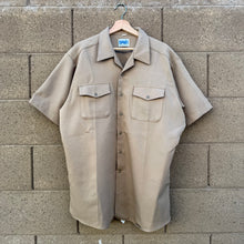 Load image into Gallery viewer, 80's US Military Khaki Short Sleeve Button Down Shirt
