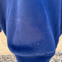Load image into Gallery viewer, 90's JERZEES Faded Navy Crewneck Sweatshirt
