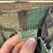 Load image into Gallery viewer, 80's US Military Woodland Camo Ripstop Cargo Pants
