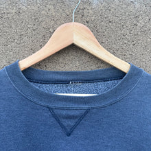 Load image into Gallery viewer, 90’s Russell Athletic Faded Navy Crewneck Sweatshirt
