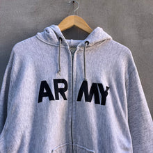 Load image into Gallery viewer, 90’s US Army Reverse Weave Zip Up Hoodie
