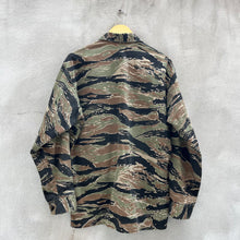 Load image into Gallery viewer, 80’s Tiger Stripe Civilian Military Button Down Field Shirt
