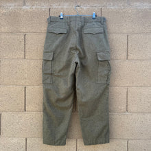 Load image into Gallery viewer, 60's German Military Wool Cargo Field Pants
