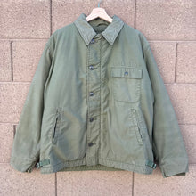 Load image into Gallery viewer, 80's USN A2 Military Deck Jacket
