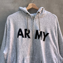 Load image into Gallery viewer, 90’s US Army Reverse Weave Zip Up Hoodie
