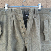 Load image into Gallery viewer, 60's German Military Wool Cargo Field Pants
