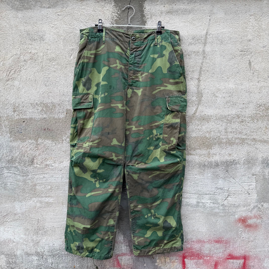 60's US Military ERDL Camo Rip Stop Cargo Pants