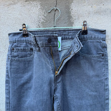 Load image into Gallery viewer, Faded Black Levi&#39;s 511 Denim Jeans
