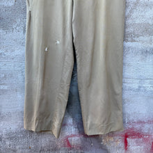 Load image into Gallery viewer, 60&#39;s US Military Style Repaired Khaki Pants
