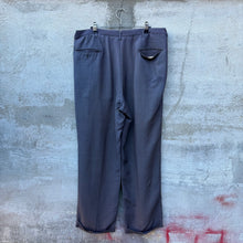 Load image into Gallery viewer, 40&#39;s Palm Beach Faded Navy Blue Pleated Trousers
