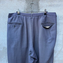 Load image into Gallery viewer, 40&#39;s Palm Beach Faded Navy Blue Pleated Trousers
