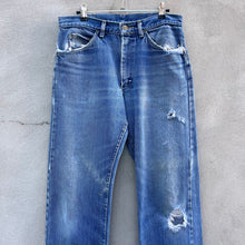 Load image into Gallery viewer, 80’s Vintage Lee Riders Distressed Denim Jeans
