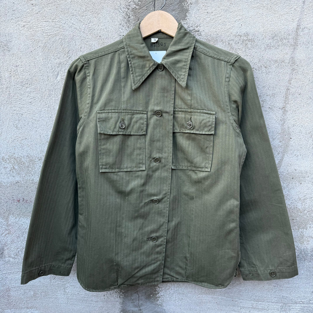 40's US Military Women's HBT Button Down Shirt