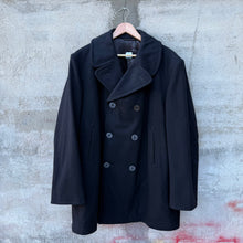 Load image into Gallery viewer, 90&#39;s USN Double Breasted Wool Deck Officer Coat
