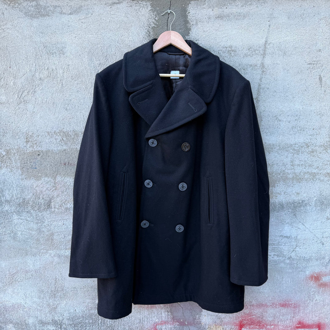 90's USN Double Breasted Wool Deck Officer Coat