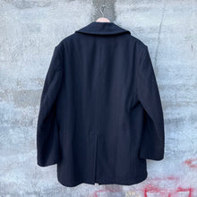 Load image into Gallery viewer, 90&#39;s USN Double Breasted Wool Deck Officer Coat
