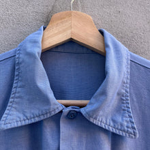 Load image into Gallery viewer, 80&#39;s Vintage Military Utility Chambray Button Down Shirt
